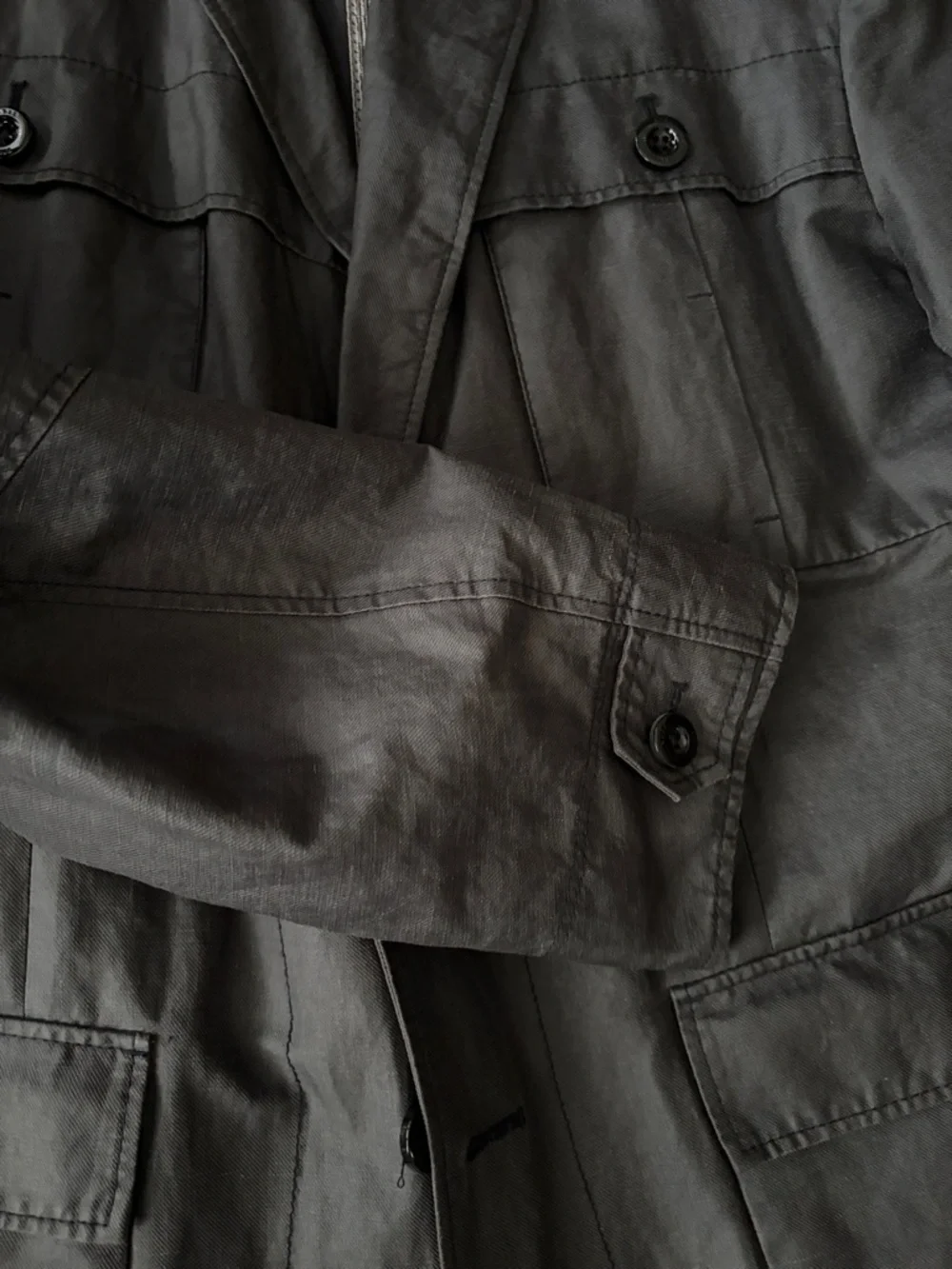 BOSS linen wool cargo style jacket/blazer